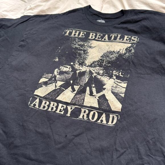 The beatles abbey road graphic band tee sz XL casual short sleeve t shirt grunge - Picture 5 of 8